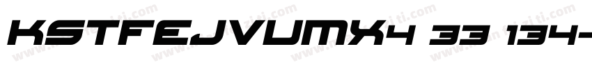 KSTFEJVUMX4 33 134字体转换
